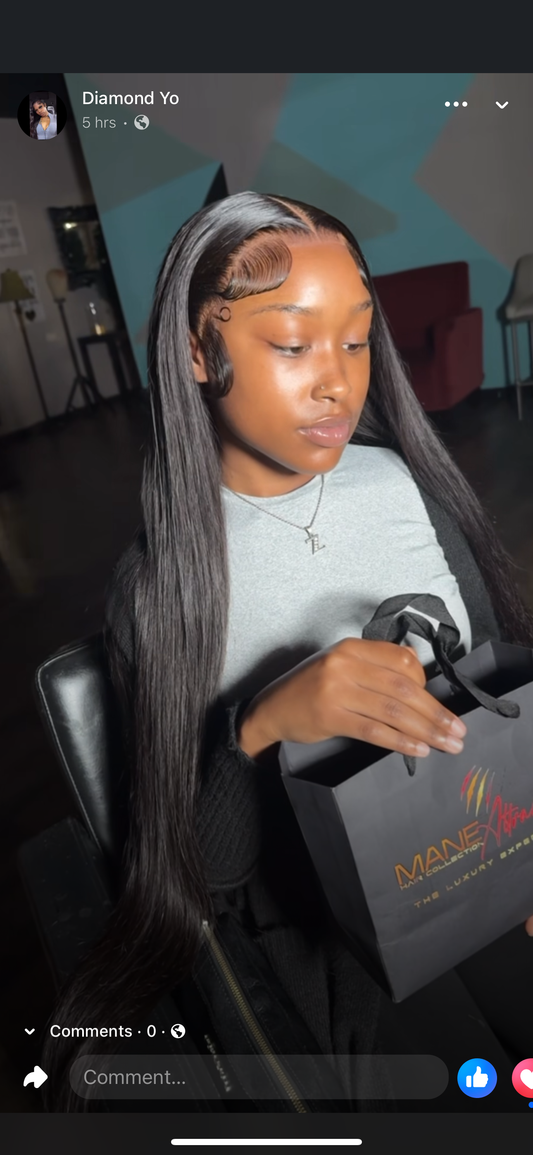 13x6 HD Frontal Unit Natural Black (180% Density)